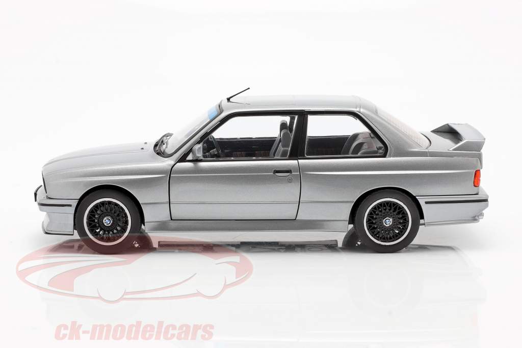 SOLIDO 1//18 SCALE 1990 GREY BMW M3 E30 DIECAST CAR MODEL S1801506