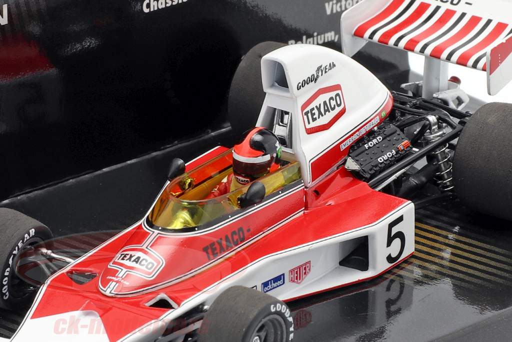 Emerson Fittipaldi McLaren Ford M23 #5 formula 1 Campione del mondo 1974 1:43 Minichamps