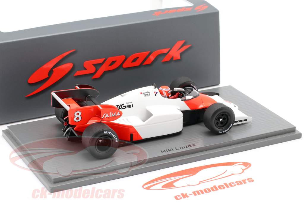 Spark 1 43 Niki Lauda Mclaren Mp4 2 8 Winner British Gp World Champion F1 1984 S5395 Model Car S5395