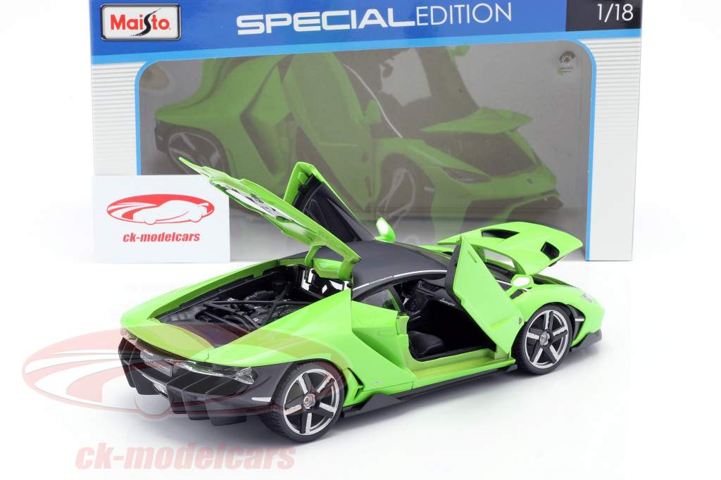 Lamborghini Centenario LP770-4 Byggeår 2016 grøn 1:18 Maisto