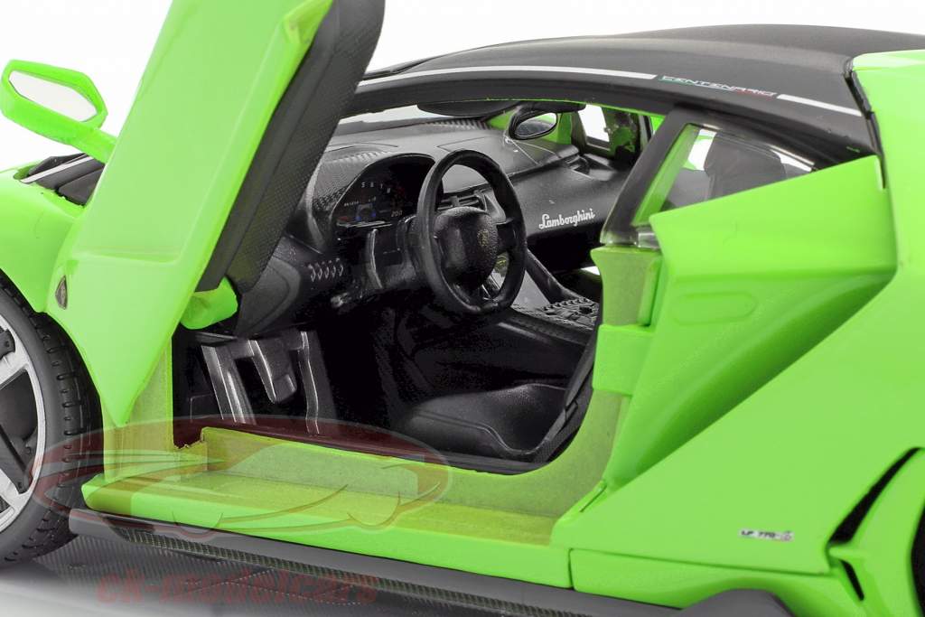 Lamborghini Centenario LP770-4 Bouwjaar 2016 groen 1:18 Maisto