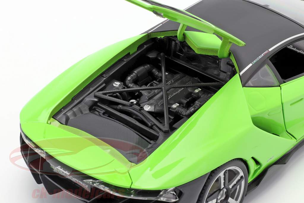 Lamborghini Centenario LP770-4 Anno di costruzione 2016 verde 1:18 Maisto