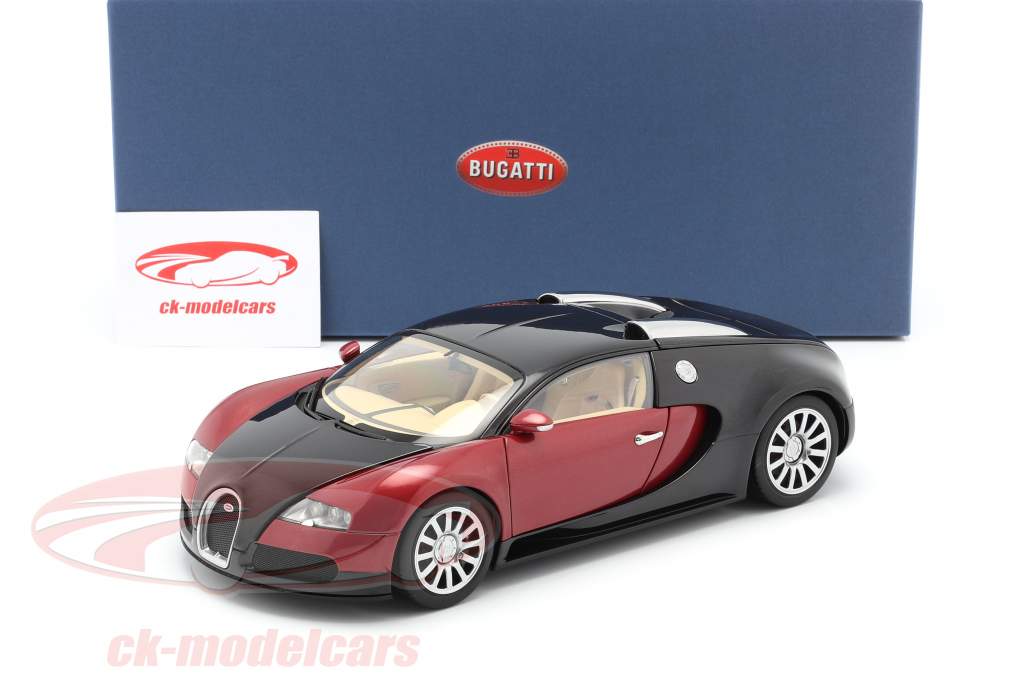 Bugatti EB 16.4 Veyron anno di costruzione 2006 nero / porpora 1:18 AUTOart