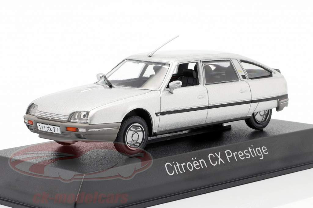 Citroen CX Turbo 2 Prestige Anno di costruzione 1986 argento metallico 1:43 Norev