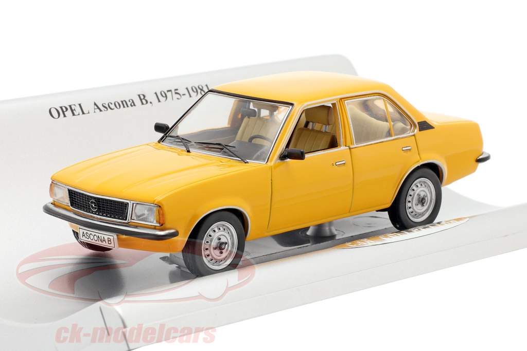 Opel Ascona B 4 puertas Año de construcción 1975-1981 naranja 1:43 Schuco