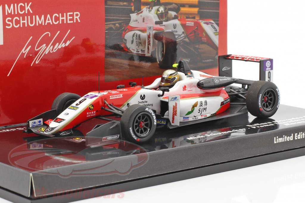 Mick Schumacher Dallara F317 #9 5 ª Macau GP 2018 1:43 Minichamps