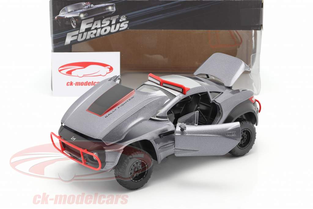 Letty's Local Motors Rally Fighter Fast and Furious 8 2017 grå 1:24 Jada Toys