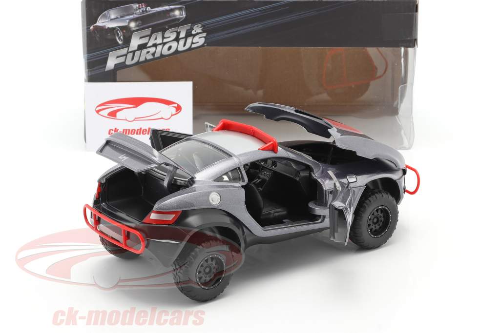Letty's Local Motors Rally Fighter Fast and Furious 8 2017 серый 1:24 Jada Toys