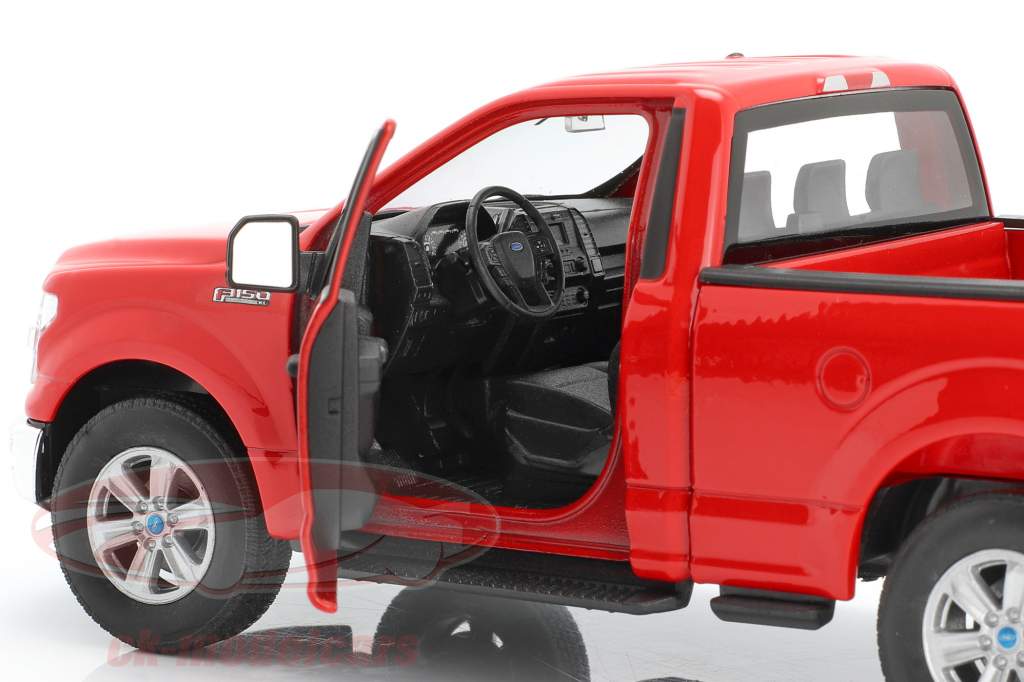 Ford F-150 Regular Cab año 2015 rojo 1:24 Welly