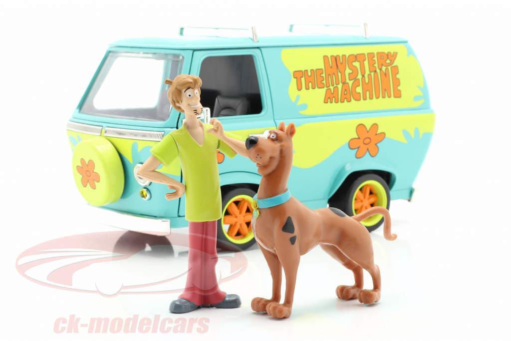 范 Mystery Machine 用 人物 Shaggy & Scooby-Doo 1:24 Jada Toys