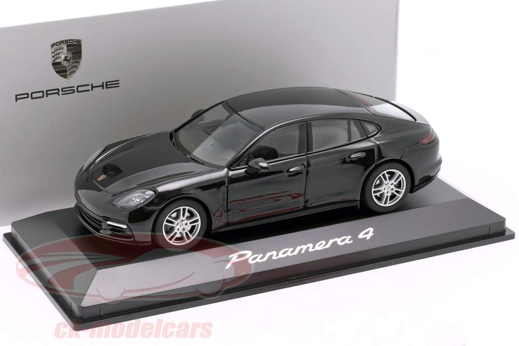 Porsche Panamera 4 (2. Gen.) year 2017 black metallic 1:43 Herpa