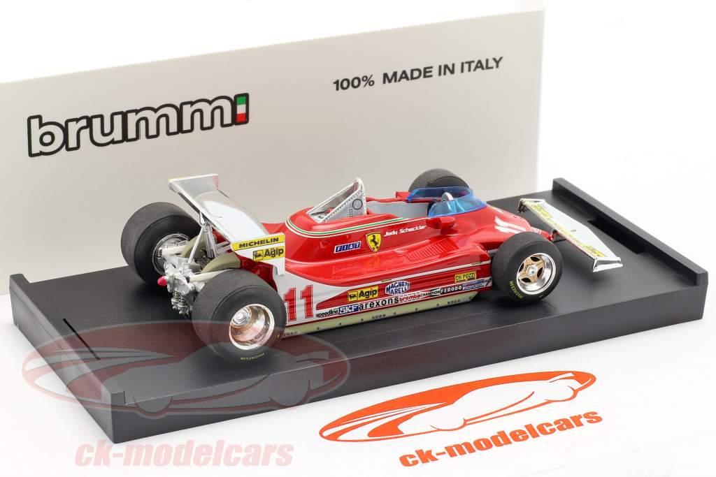 Jody Scheckter Ferrari 312 T4 #11 Campeón del Mundo GP Mónaco Fórmula 1 1979 1:43 Brumm