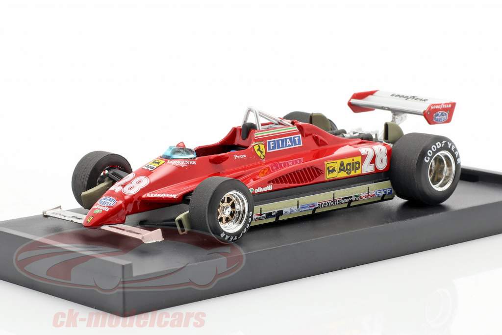Didier Pironi Ferrari 126C2 #28 Winner San Marino GP Formula 1 1982 1:43 Brumm