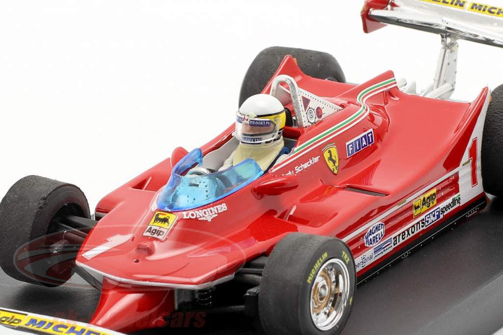 Jody Scheckter Ferrari 312T5 #1 阿根廷 GP 公式 1 1980 同 Fahrerfigur 1:43 Brumm
