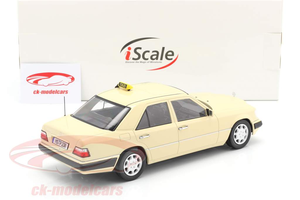 Mercedes-Benz Eクラス (W124) 建設年 1989 タクシー 1:18 iScale