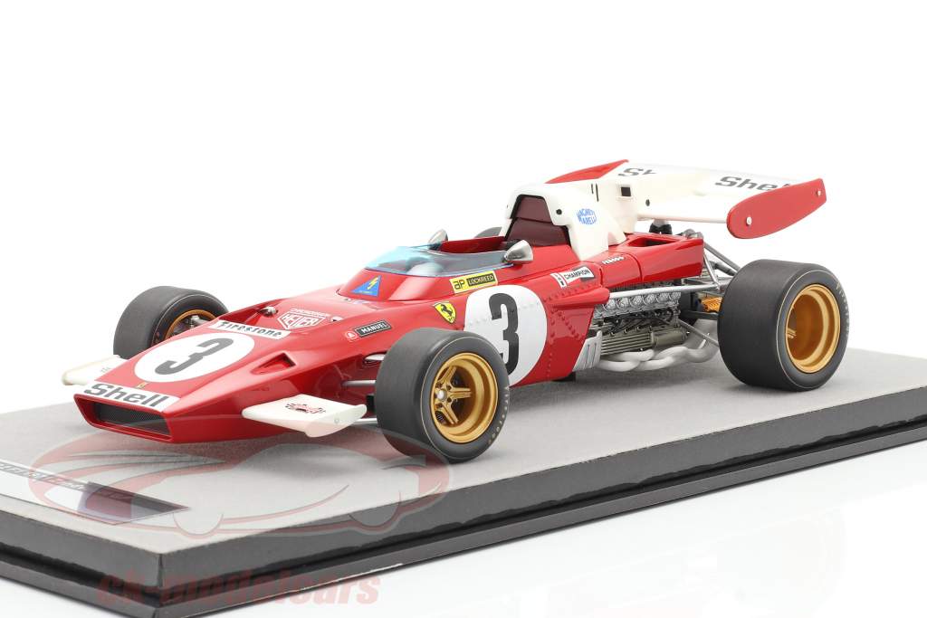 Clay Regazzoni Ferrari 312B2 #3 3e Nederlands GP formule 1 1971 1:18 Tecnomodel