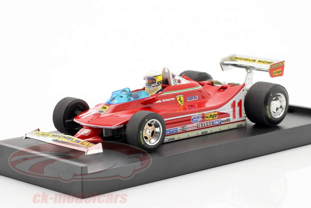 J. Scheckter Ferrari 312 T4 #11 ワールドチャンピオン GP イタリア フォーミュラ 1 1979 1:43 Brumm