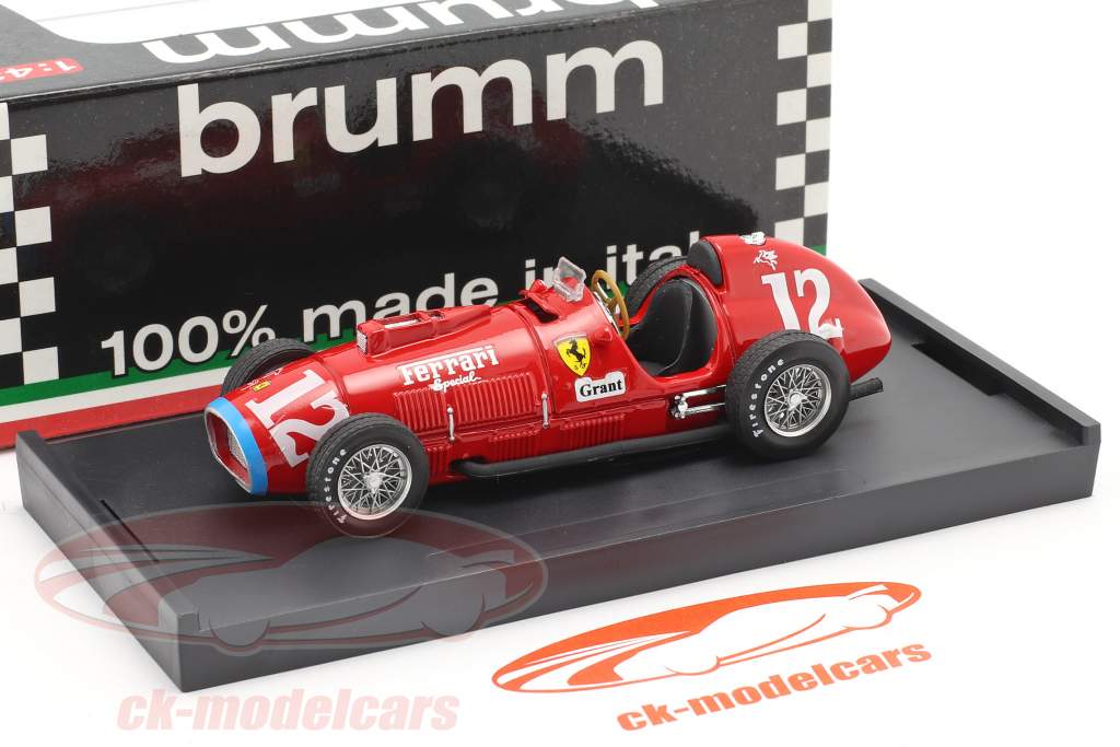 Alberto Ascari Ferrari 375 #12 Champion du Monde Indianapolis Formule 1 1952 1:43 Brumm