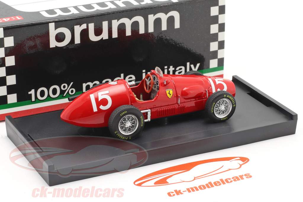 Ascari Ferrari 500F Formel1 1952 Weltmeister 1:43 Brumm