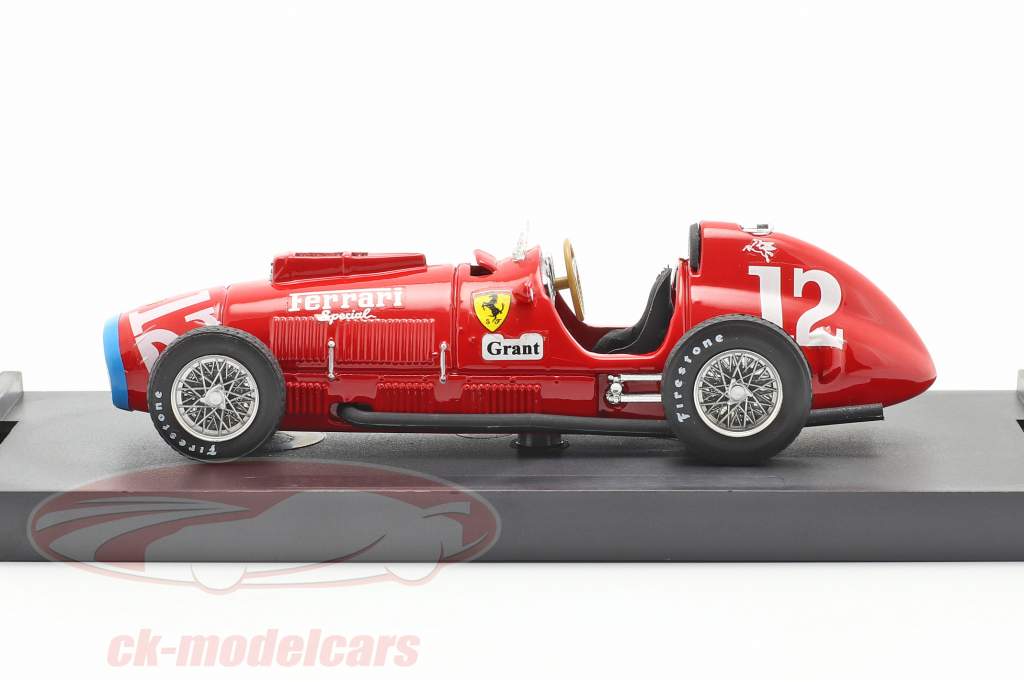 Alberto Ascari Ferrari 375 #12 Campeón del Mundo Indianapolis Fórmula 1 1952 1:43 Brumm