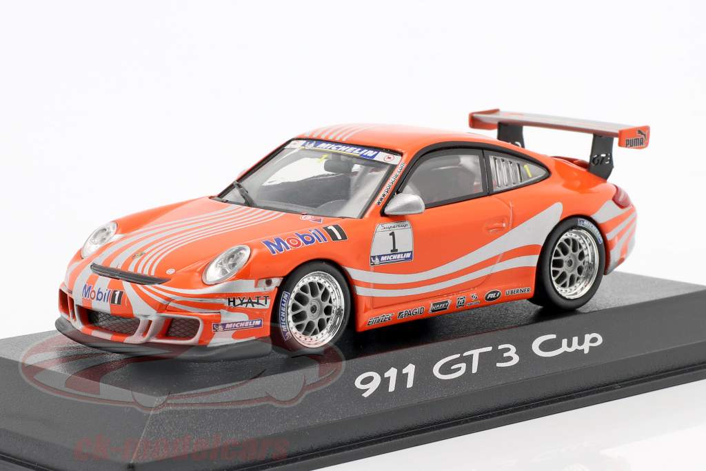 Porsche 911 (997) GT3 Cup #1 VIP Car Supercup 2006 1:43 Minichamps