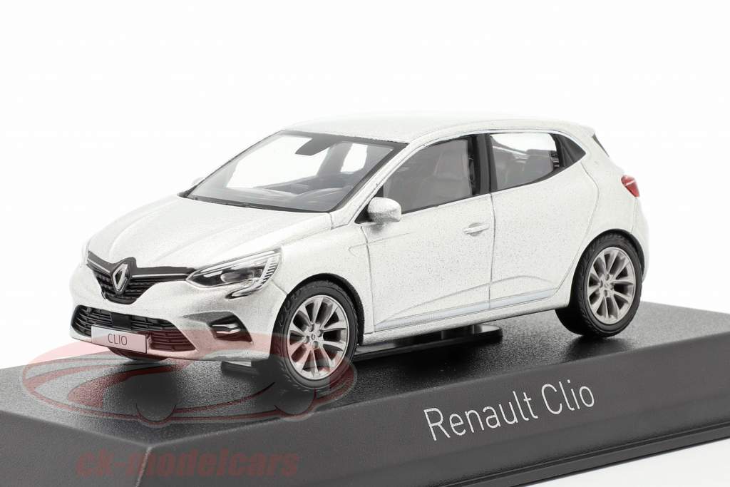 Renault Clio Bouwjaar 2019 platina zilver 1:43 Norev