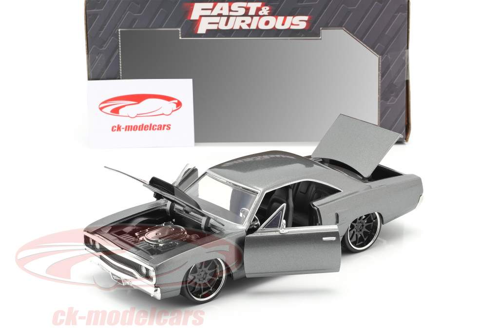 JADA TOYS 1/24 30745S FAST AND FURIOUS DOM PLYMOUTH ROAD RUNNER 