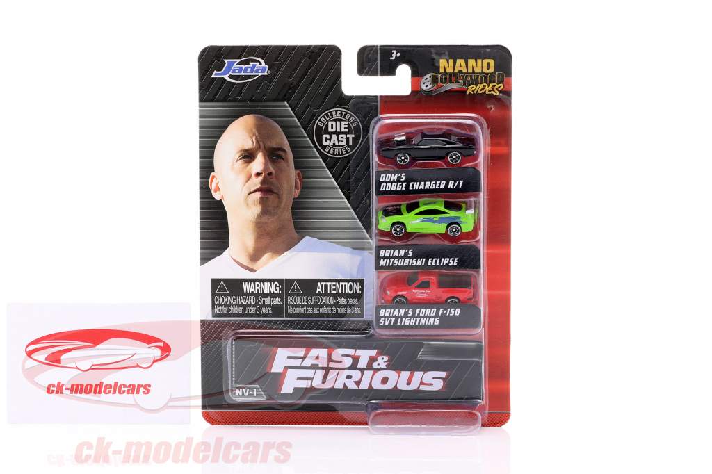 3-Car Set NV-1 Fast & Furious 1:87 Jada Toys