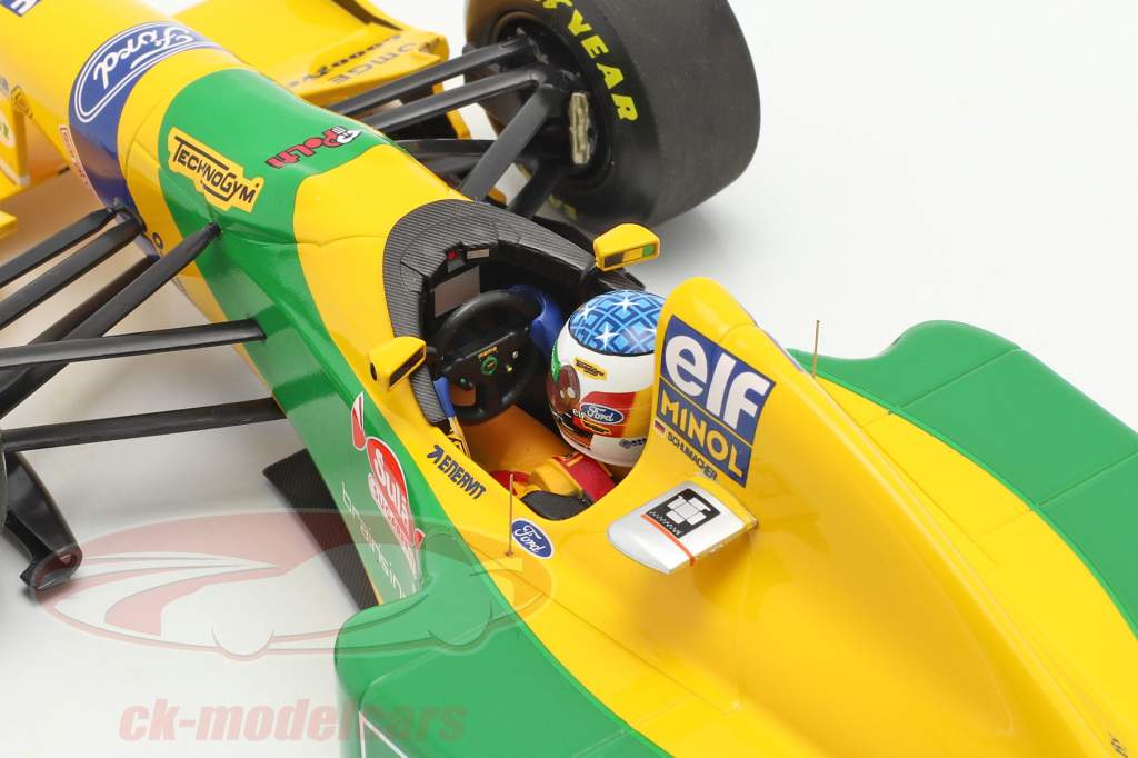 Michael Schumacher Benetton B193B #5 vencedora Portugal GP F1 1993 1:18 Minichamps