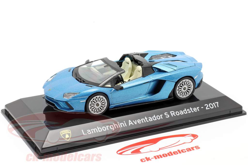Altaya 1:43 Lamborghini Aventador S Roadster Baujahr 2017 blau 