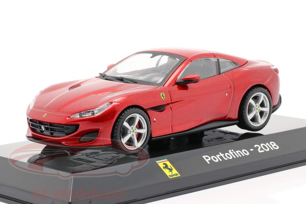Ferrari Portofino jaar 2018 rood 1:43 Altaya
