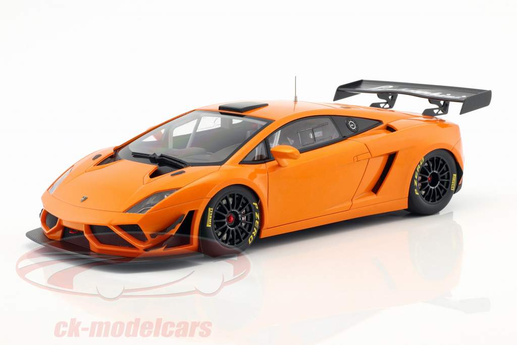 Lamborghini Gallardo GT3 FL2 Byggeår 2013 orange metallisk 1:18 AUTOart