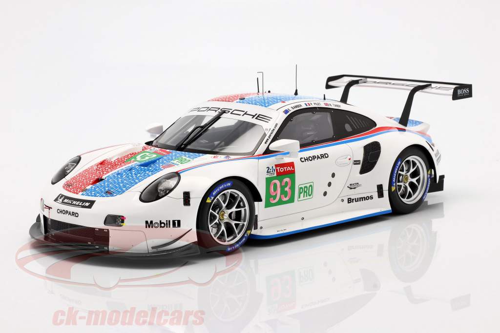 Porsche 911 RSR GTE #93 третий LMGTE Pro 24h LeMans 2019 Porsche GT Team 1:18 Spark