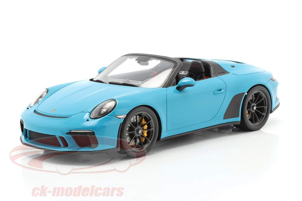 Porsche 911 (991 II) Speedster Baujahr 2019 hellblau 1:18 Spark
