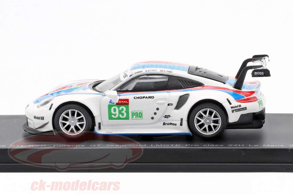 Porsche 911 RSR No.93 Porsche GT Team 3rd LMGTE Pro class SPARK MODEL 1/64 #Y141