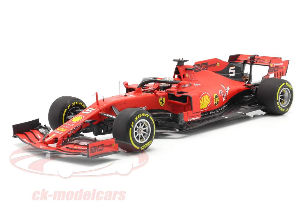 Sebastian Vettel Ferrari SF90 #5 4e Belgisch GP formule 1 2019 1:18 BBR