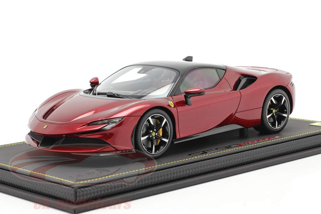 Ferrari SF90 Stradale Anno di costruzione 2019 fiorano rosso metallico / nero 1:18 BBR