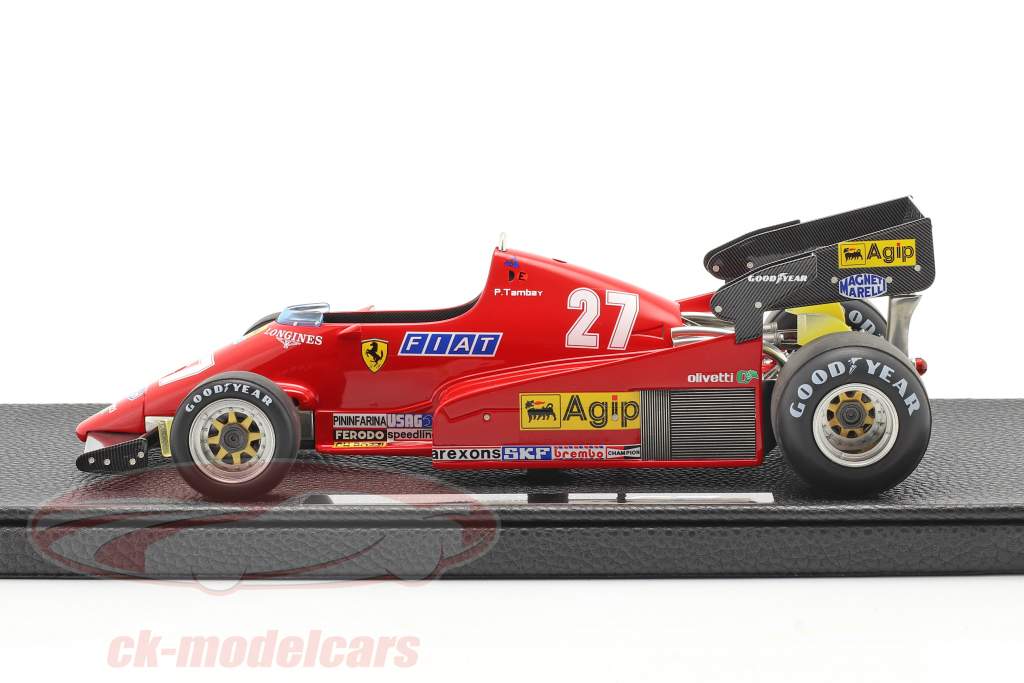 Patrick Tambay Ferrari 126 C2B #27 Fórmula 1 1983 1:18 GP Replicas