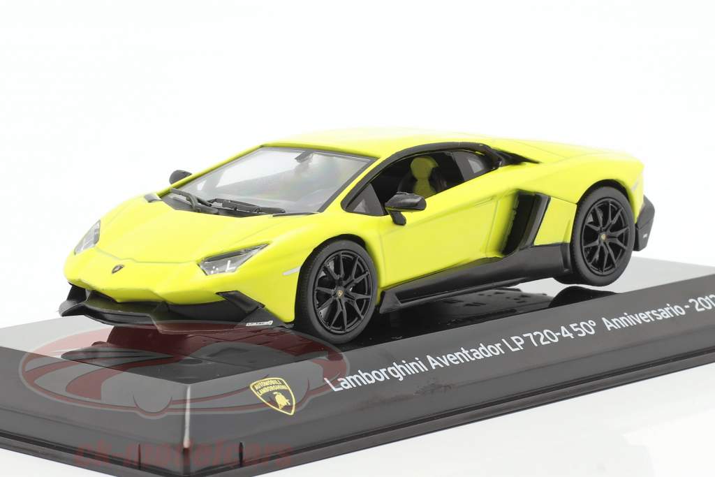 Lamborghini Aventador LP 720-4 50 ° Anniversario 2013 giallo 1:43 Altaya