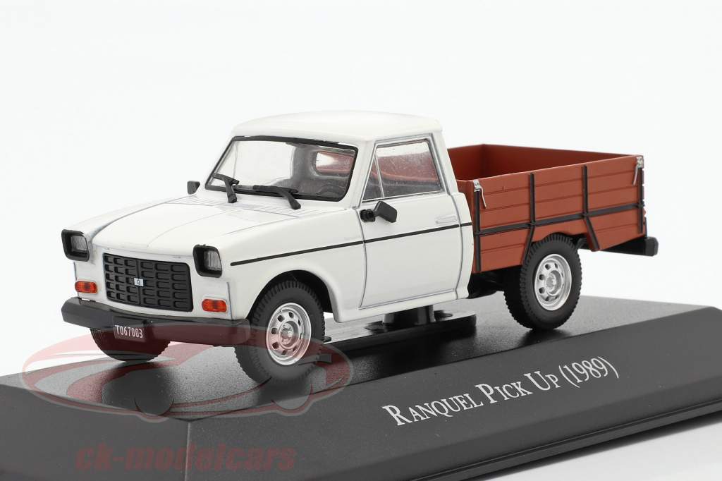 Renault Ranquel Pick-Up Construction year 1989 White / brown 1:43 Altaya