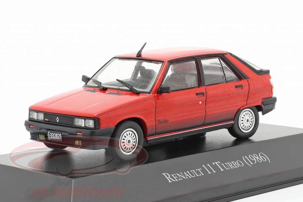 Renault 11 Turbo Bouwjaar 1986 rood 1:43 Altaya