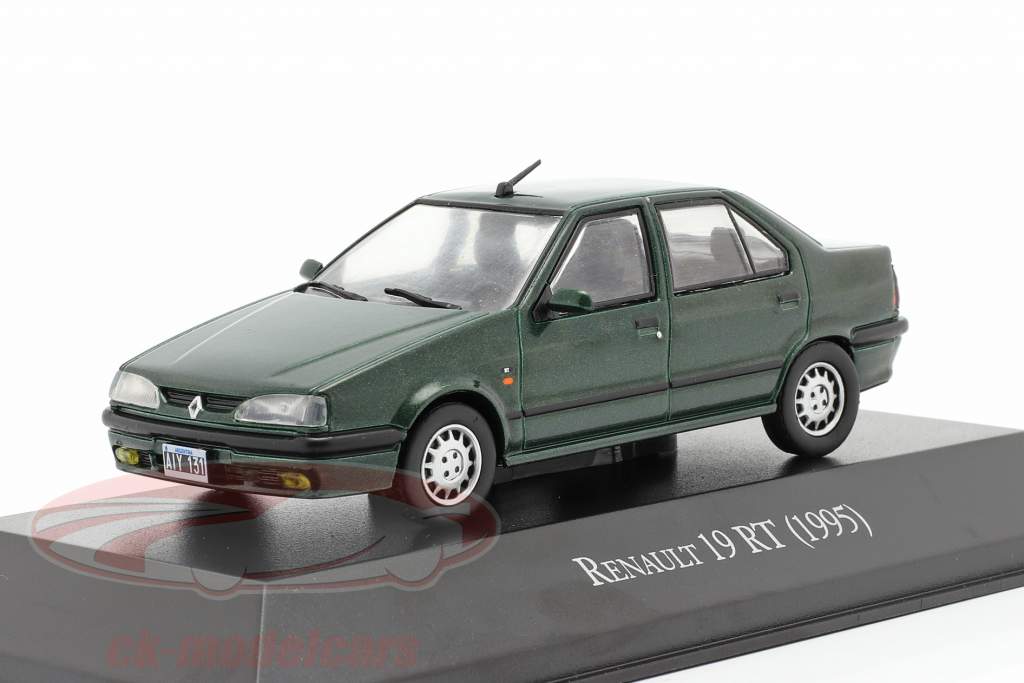 Renault 19 RT Année de construction 1995 vert foncé 1:43 Altaya