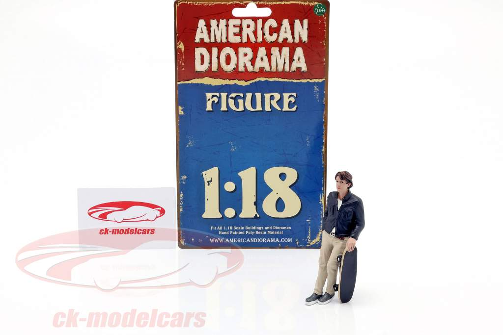 Skateboarder figur #3 1:18 American Diorama
