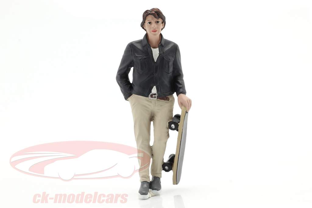 Skateboarder figure #3 1:18 American Diorama