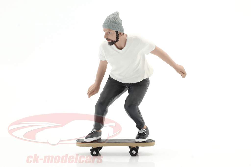 Skateboarder figuur #2 1:18 American Diorama