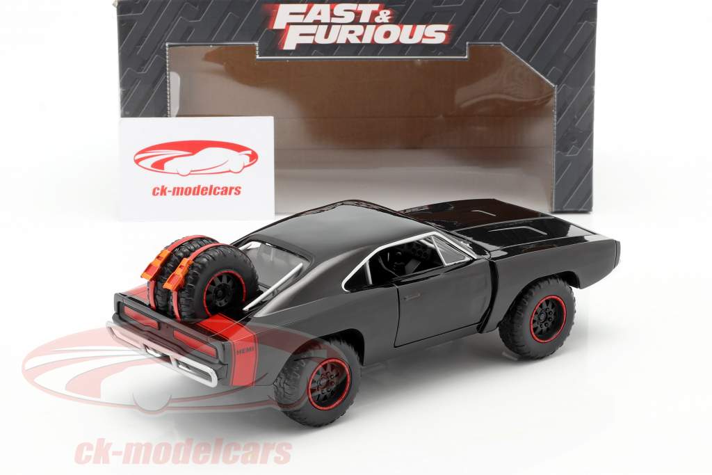 Dodge Charger R/T Offroad Год 1970 Fast and Furious 7 черный 1:24 Jada Toys