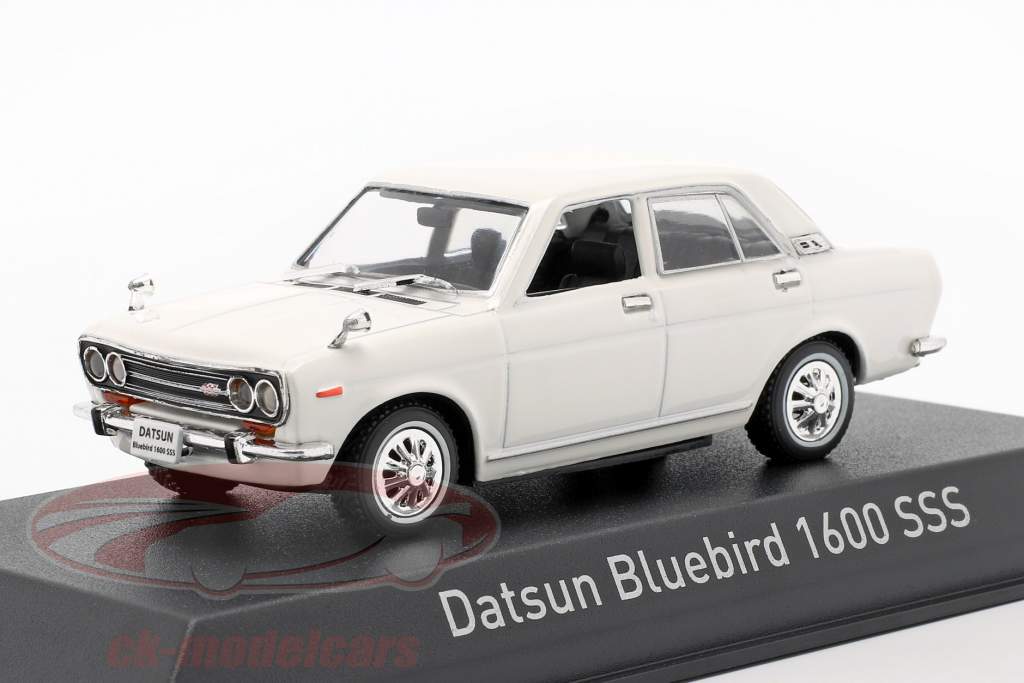 Datsun Bluebird 1600 SSS year 1969 white 1:43 Norev