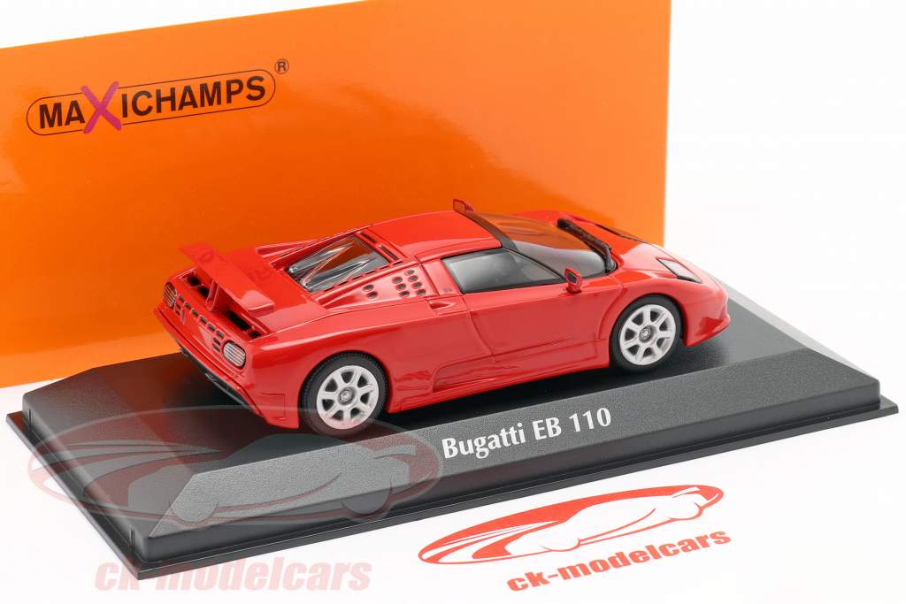 Bugatti EB 110 year 1994 red 1:43 Minichamps