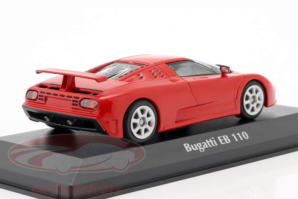 Bugatti EB 110 Bouwjaar 1994 rood 1:43 Minichamps