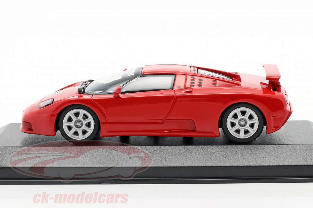 Bugatti EB 110 year 1994 red 1:43 Minichamps